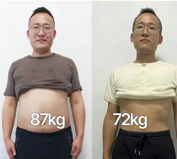 40대 직장인 15kg 감량